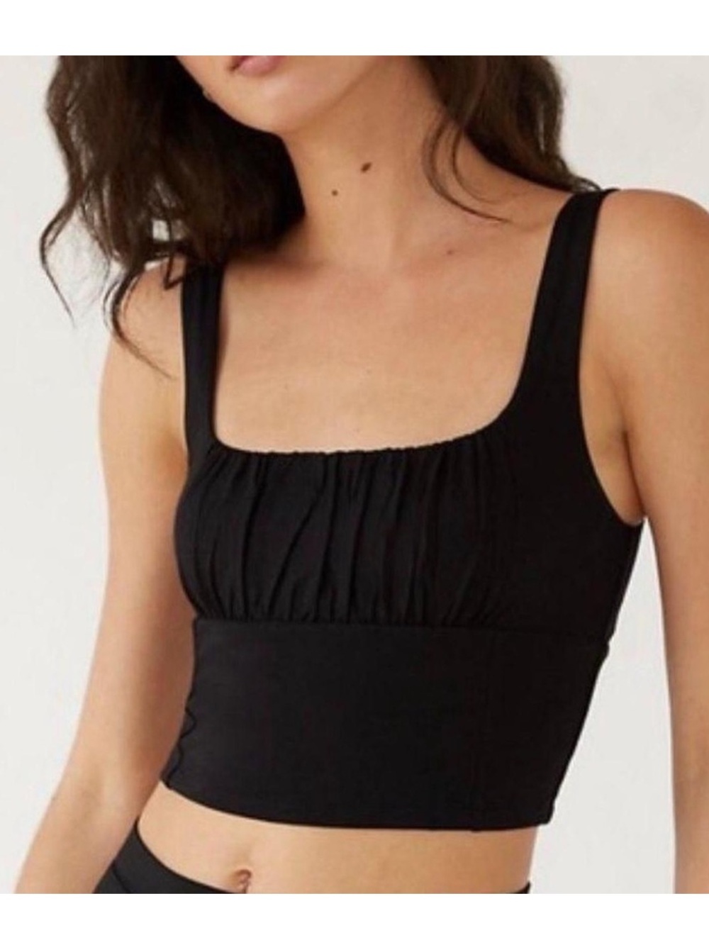 Wilfred Black Cropped Orbit Top